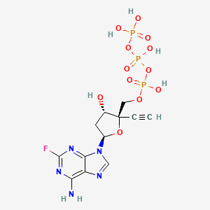 molecular formula C12H15FN5O12P3 B11937182 EFdA-TP CAS No. 950913-56-1