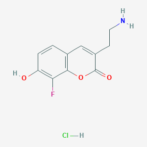 molecular formula C11H11ClFNO3 B11937197 FFN270 hydrochloride 