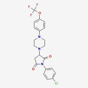 molecular formula C21H19ClF3N3O3 B1193722 VBIT-3 