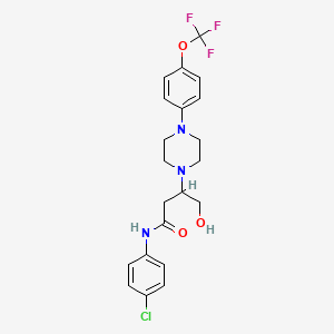molecular formula C21H23ClF3N3O3 B1193723 VBIT-4 CAS No. 2086257-77-2
