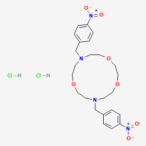 molecular formula C24H34Cl2N4O7 B1193725 VU 590 dihydrochloride CAS No. 1783987-83-6