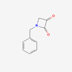 molecular formula C10H9NO2 B11937304 1-Benzyl-2,3-azetidinedione CAS No. 75986-07-1