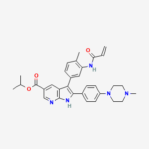 molecular formula C32H35N5O3 B11937349 LDC0496 