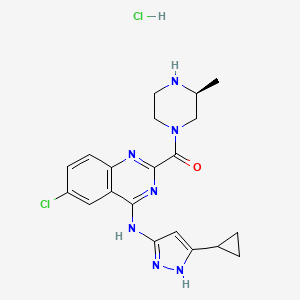 molecular formula C20H23Cl2N7O B11937369 CZh226 hydrochloride 