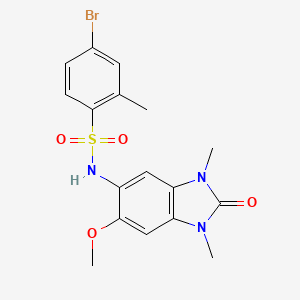 molecular formula C17H18BrN3O4S B1193737 OF-1 CAS No. 919973-83-4