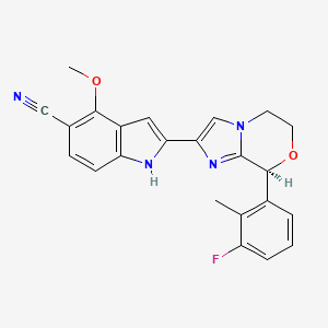 molecular formula C23H19FN4O2 B11937500 gamma-Secretase modulator 4 