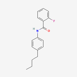 molecular formula C17H18FNO B11937550 N-(4-butylphenyl)-2-fluorobenzamide CAS No. 349128-49-0