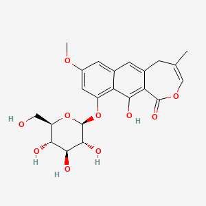 molecular formula C22H24O10 B11937683 Rheumone B 