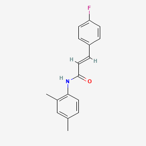 molecular formula C17H16FNO B11937696 N-(2,4-Dimethylphenyl)-3-(4-fluorophenyl)-2-propenamide CAS No. 853347-62-3