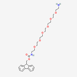 molecular formula C29H42N2O8 B11937765 Fmoc-N-amido-PEG6-amine 