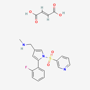 molecular formula C21H20FN3O6S B1193783 Vonoprazan Fumarate CAS No. 881681-01-2