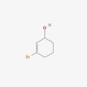 molecular formula C6H9BrO B11937838 3-Bromo-2-cyclohexen-1-ol 