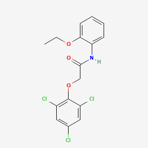 molecular formula C16H14Cl3NO3 B11937854 N-(2-ethoxyphenyl)-2-(2,4,6-trichlorophenoxy)acetamide CAS No. 853316-20-8