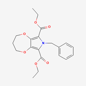 molecular formula C20H23NO6 B11937888 Diethyl 1-benzyl-3,4-propylenedioxypyrrole-2,5-dicarboxylate 