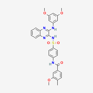 molecular formula C31H29N5O6S B1193789 XL765 CAS No. 1349796-36-6