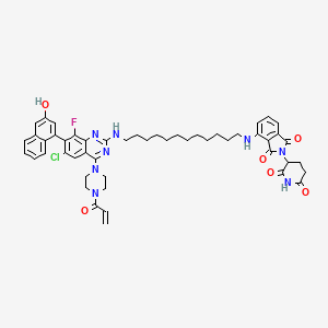 molecular formula C50H54ClFN8O6 B11938131 PROTAC KRAS G12C degrader-1 
