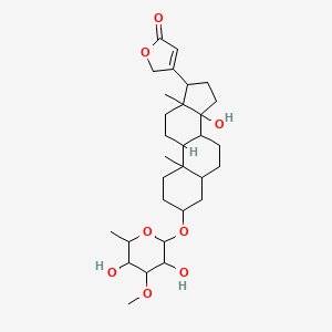 molecular formula C30H46O8 B11938136 Uzarigenin digitaloside 