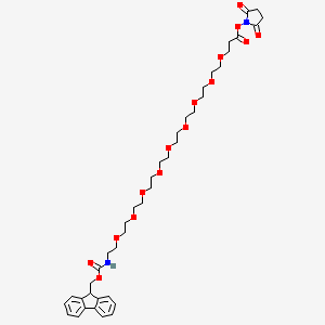 molecular formula C40H56N2O15 B11938170 Fmoc-PEG9-NHS ester 