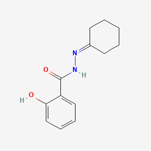molecular formula C13H16N2O2 B11938183 N'-cyclohexylidene-2-hydroxybenzohydrazide CAS No. 100615-79-0