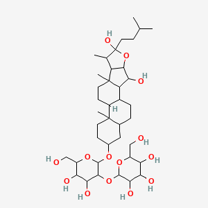 molecular formula C39H66O14 B11938187 Anemarrhenasaponin II CAS No. 163047-22-1