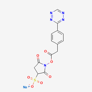 molecular formula C14H10N5NaO7S B1193821 Tetrazine-Sulfo-NHS Ester 