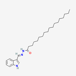 molecular formula C27H43N3O B11938232 N'-((1H-Indol-3-yl)methylene)stearohydrazide CAS No. 881664-83-1