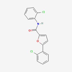 molecular formula C17H11Cl2NO2 B11938303 N,5-bis(2-chlorophenyl)-2-furamide CAS No. 199458-90-7