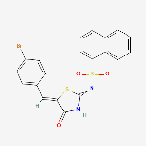 molecular formula C20H13BrN2O3S2 B11938326 Pitstop 2 