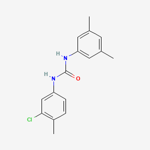 molecular formula C16H17ClN2O B11938515 N-(3-chloro-4-methylphenyl)-N'-(3,5-dimethylphenyl)urea CAS No. 853319-08-1
