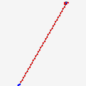 molecular formula C79H152N4O40 B11938523 Azido-PEG36-NHS ester 