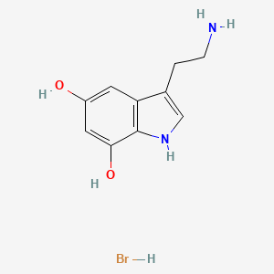 molecular formula C10H13BrN2O2 B11938547 5,7-Dihydroxytryptamine hydrobromide 