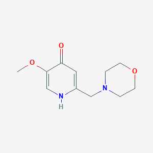 molecular formula C11H16N2O3 B11938588 5-methoxy-2-(morpholin-4-ylmethyl)pyridin-4(1H)-one 