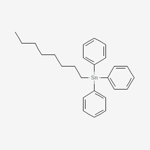 molecular formula C26H32Sn B11938599 Octyl(triphenyl)stannane 