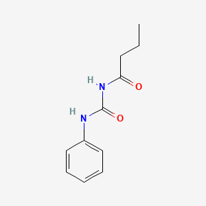 molecular formula C11H14N2O2 B11938676 n-(Phenylcarbamoyl)butanamide CAS No. 82162-83-2