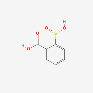 molecular formula C7H6O4S B11938687 2-Sulfinobenzoic acid CAS No. 13165-80-5