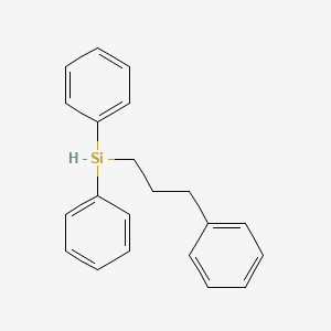 molecular formula C21H22Si B11938698 Diphenyl(3-phenylpropyl)silane CAS No. 18737-67-2