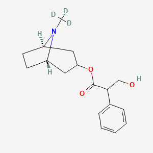 molecular formula C17H23NO3 B11938717 (+/-)-Atropine-D3 CAS No. 60365-55-1