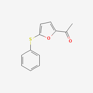 molecular formula C12H10O2S B11938728 1-(5-(Phenylthio)-2-furyl)ethanone CAS No. 28569-36-0