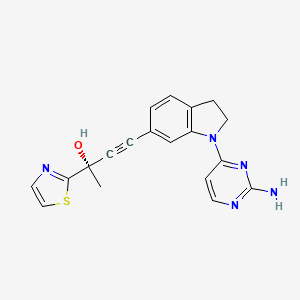 molecular formula C19H17N5OS B11938750 Amgen 16 