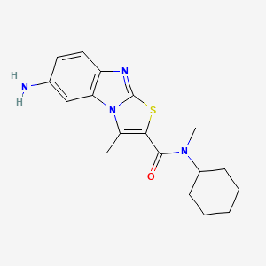 molecular formula C18H22N4OS B1193876 Desmethyl-YM-298198 