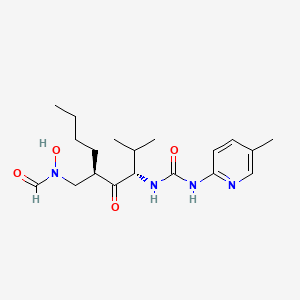 N-((2r,4s)-2-Butyl-5-Methyl-4-(3-(5-Methylpyridin-2-Yl)ureido)-3-Oxohexyl)-N-Hydroxyformamide