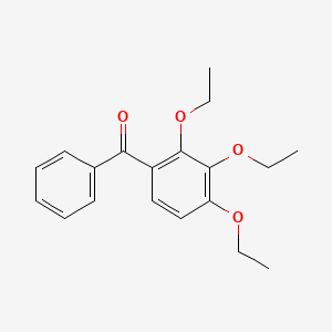 molecular formula C19H22O4 B11938801 2,3,4-Triethoxybenzophenone CAS No. 480439-31-4