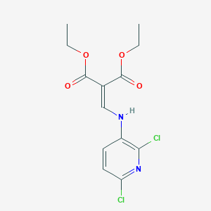 molecular formula C13H14Cl2N2O4 B11938813 Diethyl (2,6-dichloro-3-pyridylaminomethylene)malonate CAS No. 139087-02-8