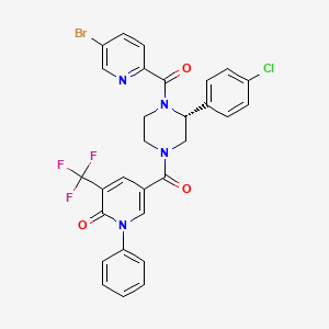 molecular formula C29H21BrClF3N4O3 B11938825 eIF4A3-IN-1q 