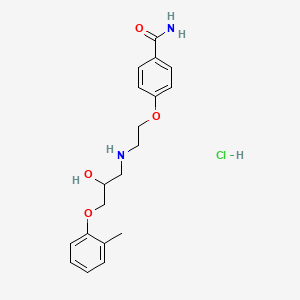 molecular formula C19H25ClN2O4 B11938850 Tolamolol hydrochloride CAS No. 51599-37-2