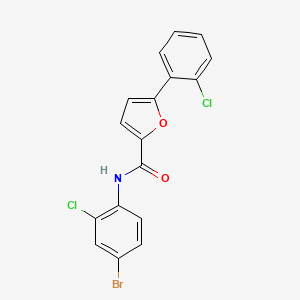 molecular formula C17H10BrCl2NO2 B11938853 N-(4-Bromo-2-chlorophenyl)-5-(2-chlorophenyl)-2-furamide CAS No. 853333-56-9