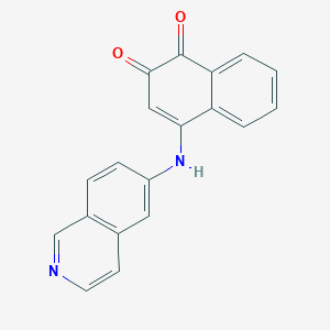 molecular formula C19H12N2O2 B1193886 YZ129 