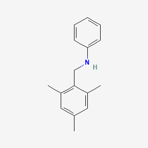 molecular formula C16H19N B11938878 N-(mesitylmethyl)-N-phenylamine 