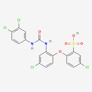 molecular formula C19H12Cl4N2O5S B1193893 Sulcofuron CAS No. 24019-05-4