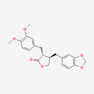 molecular formula C21H22O6 B1193898 Bursehernin CAS No. 40456-51-7